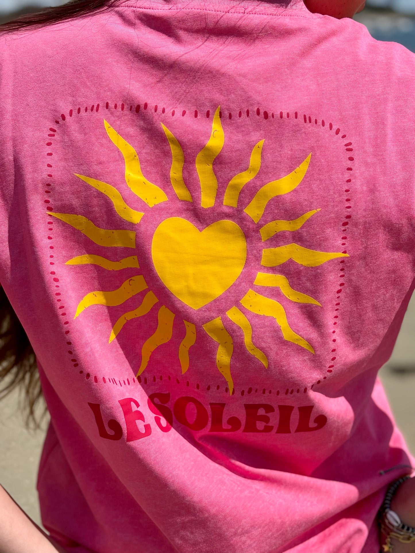 Tee-shirt en Coton fuchsia
