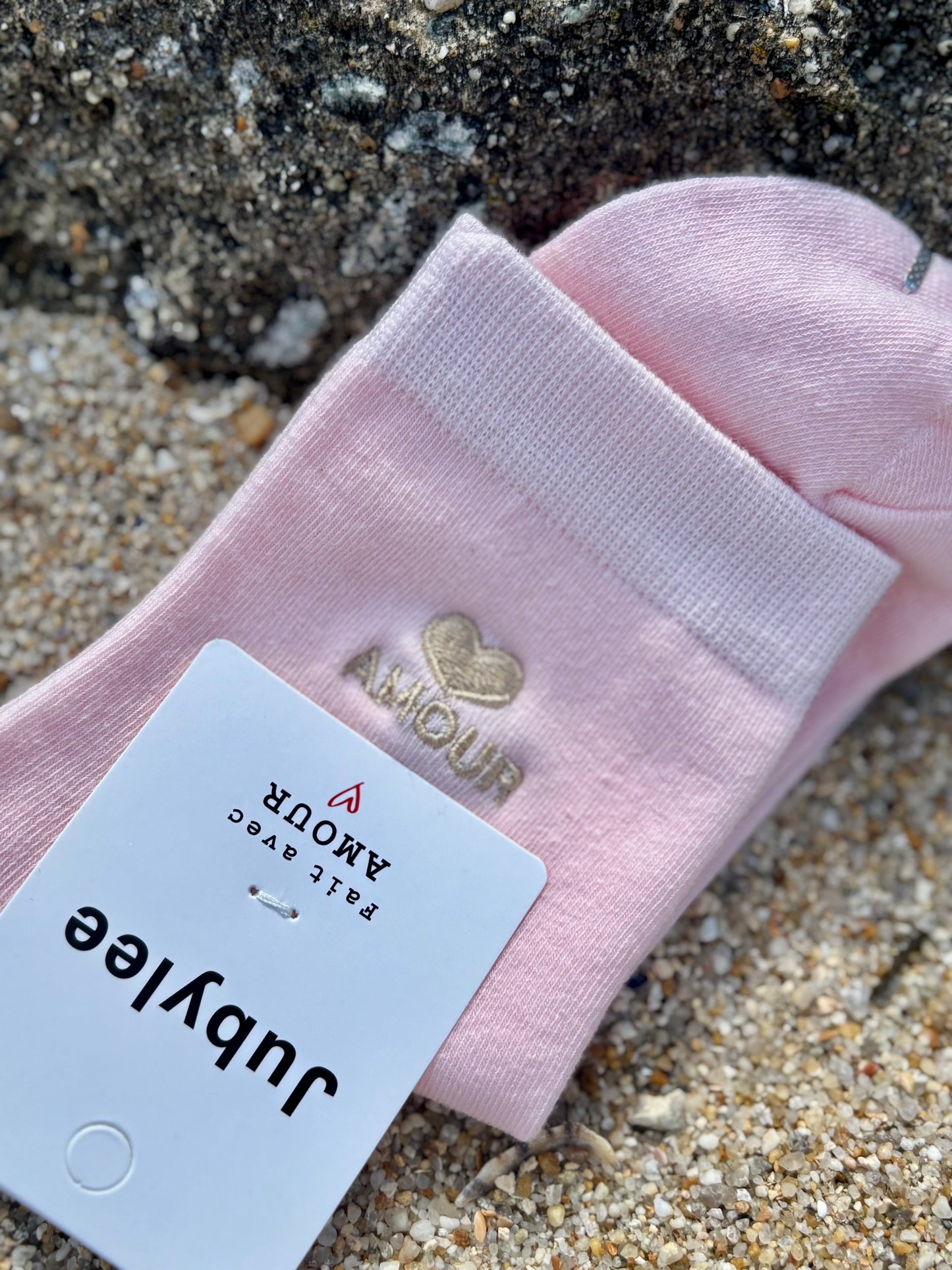 Chaussettes "Amour" en Coton