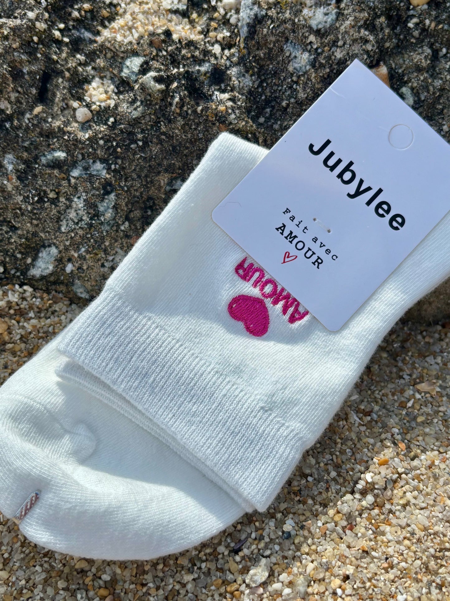 Chaussettes "Amour" en Coton