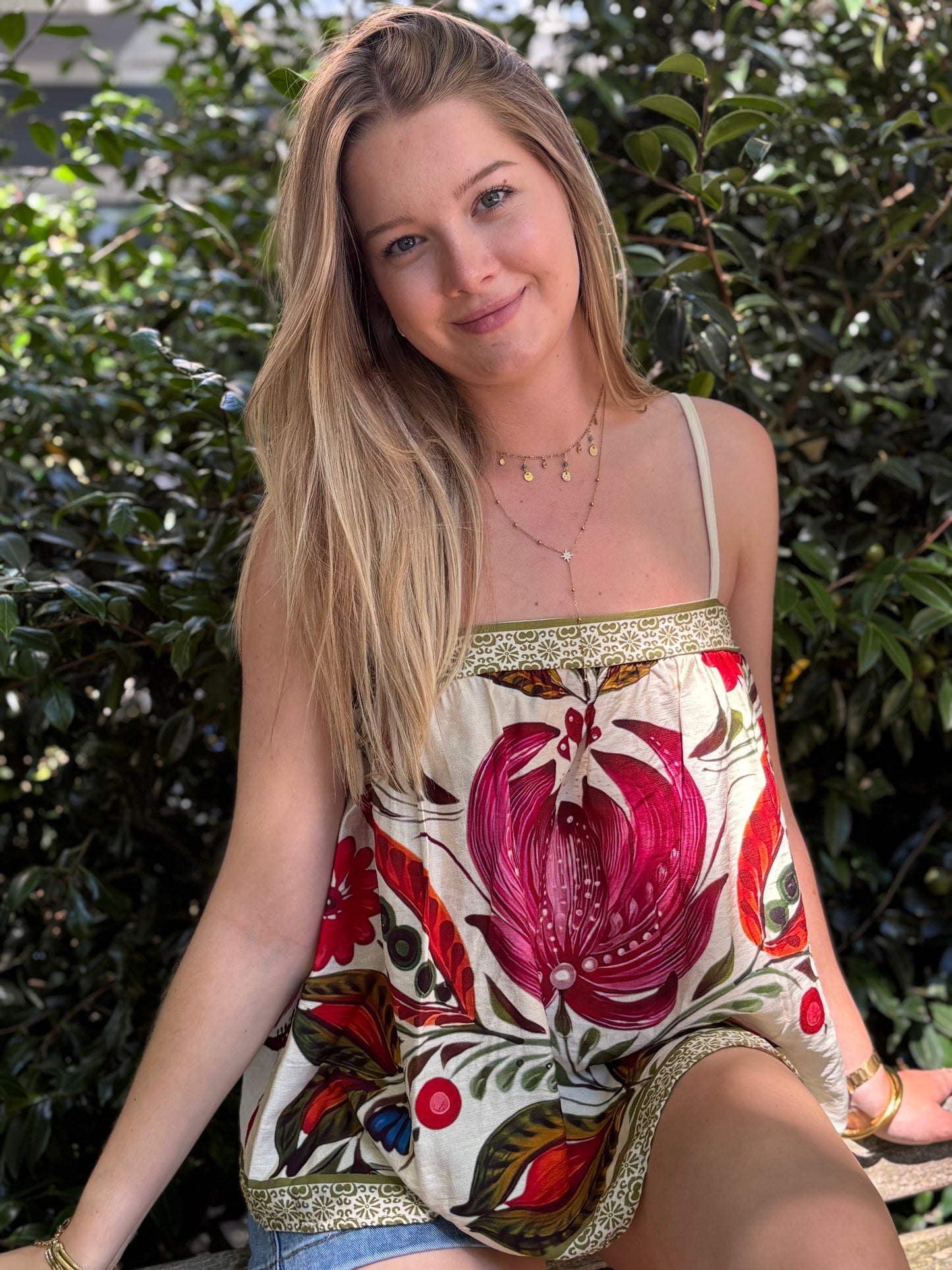 Top Floral Bohème