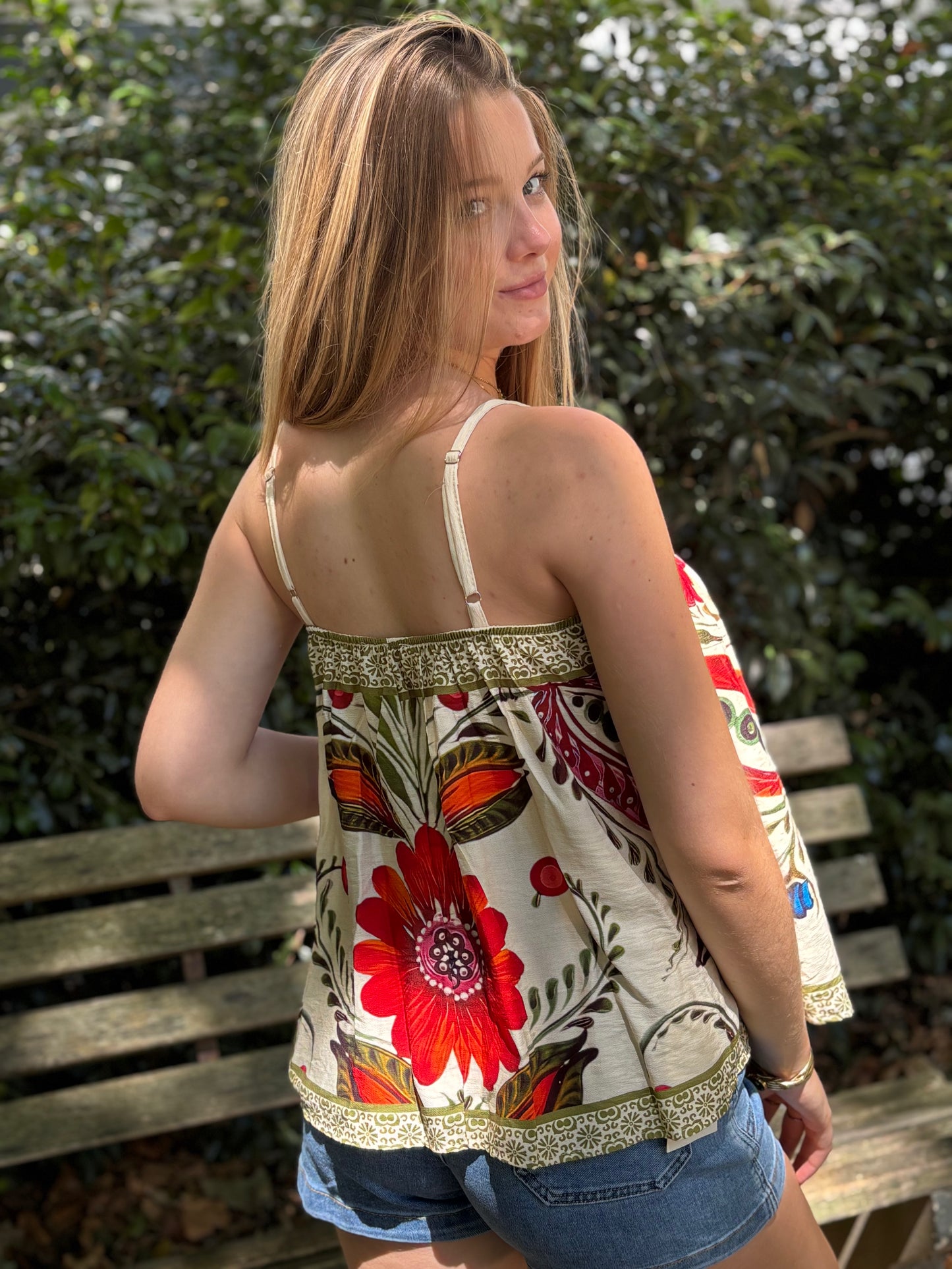 Top Floral Bohème