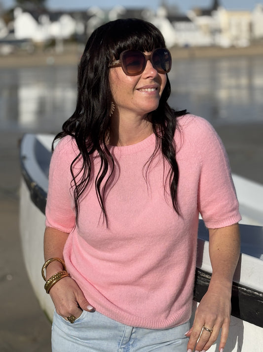 Pull Doux à Manches Courtes