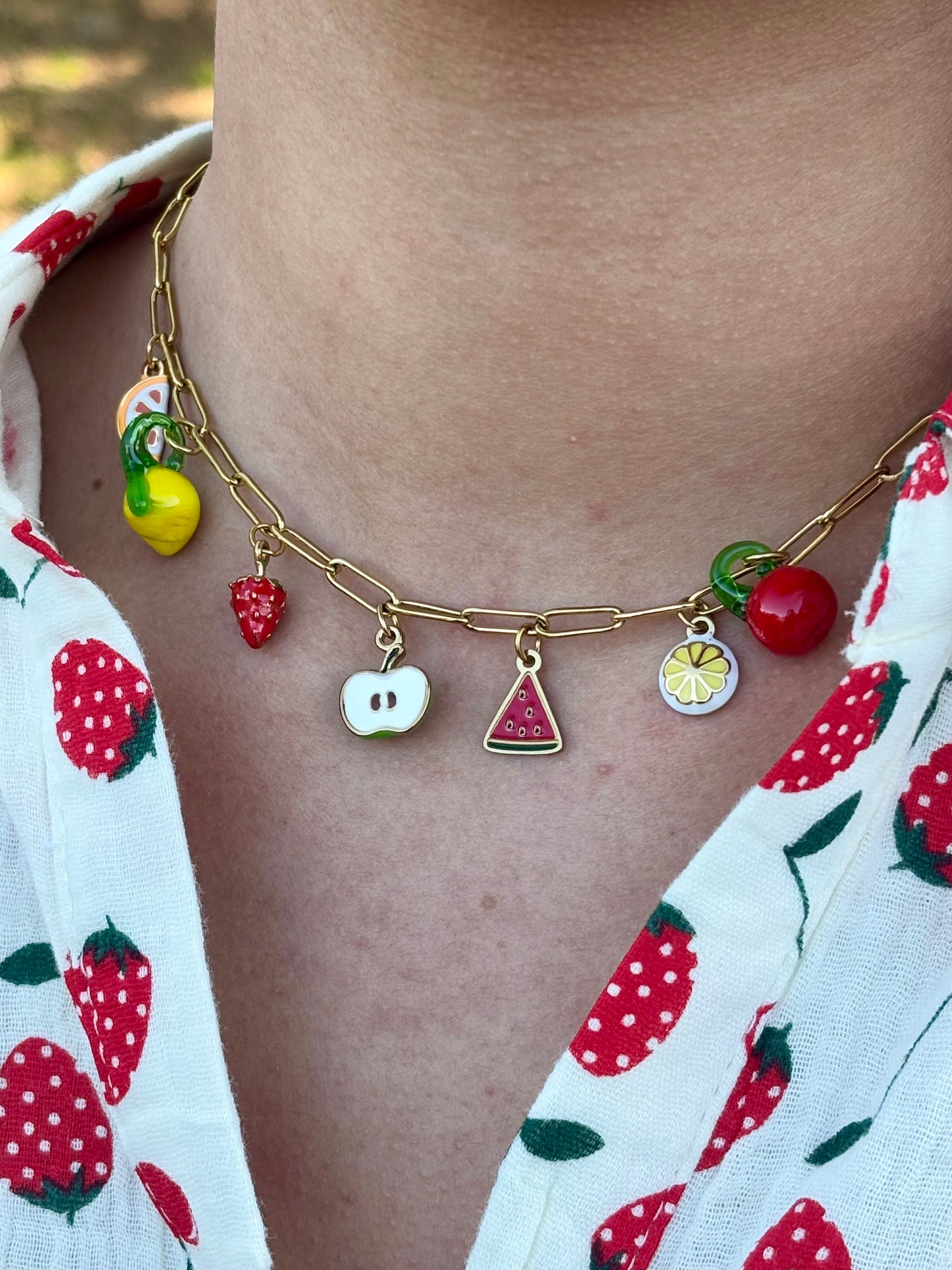 Collier "Cocktail de Fruits"