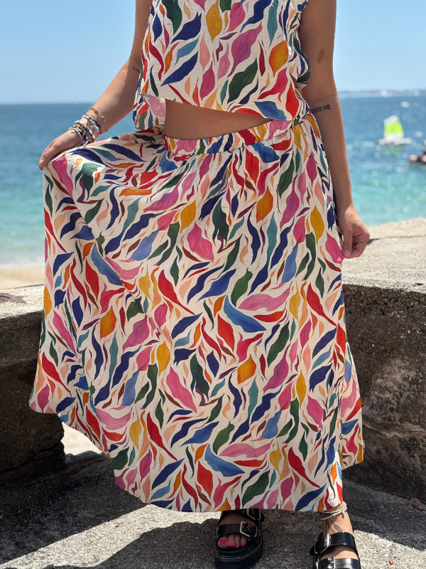 Jupe Bohème Multicolore