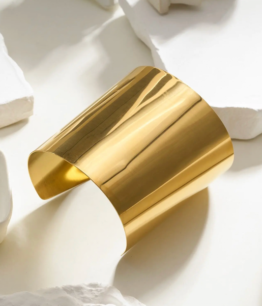 Manchette Structurée Dorée