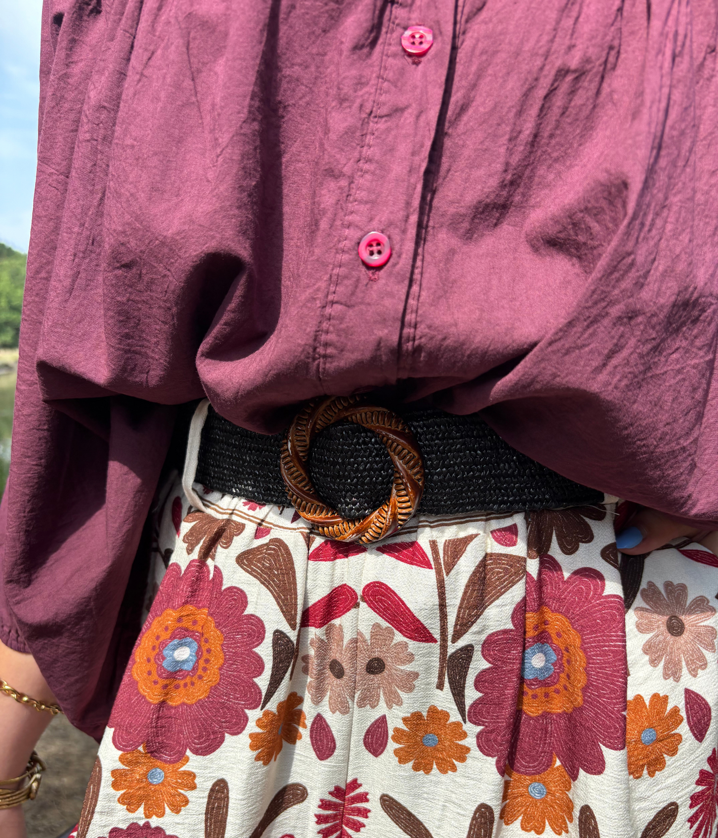 Pantalon Fluide Floral