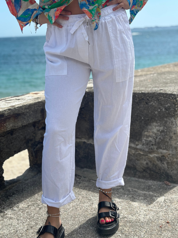 pantalon décontracté-chic