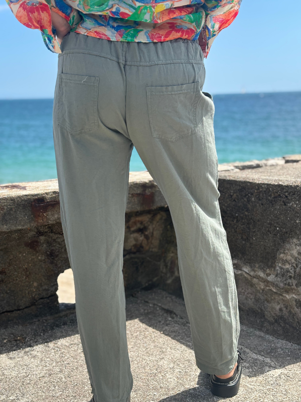 pantalon décontracté-chic