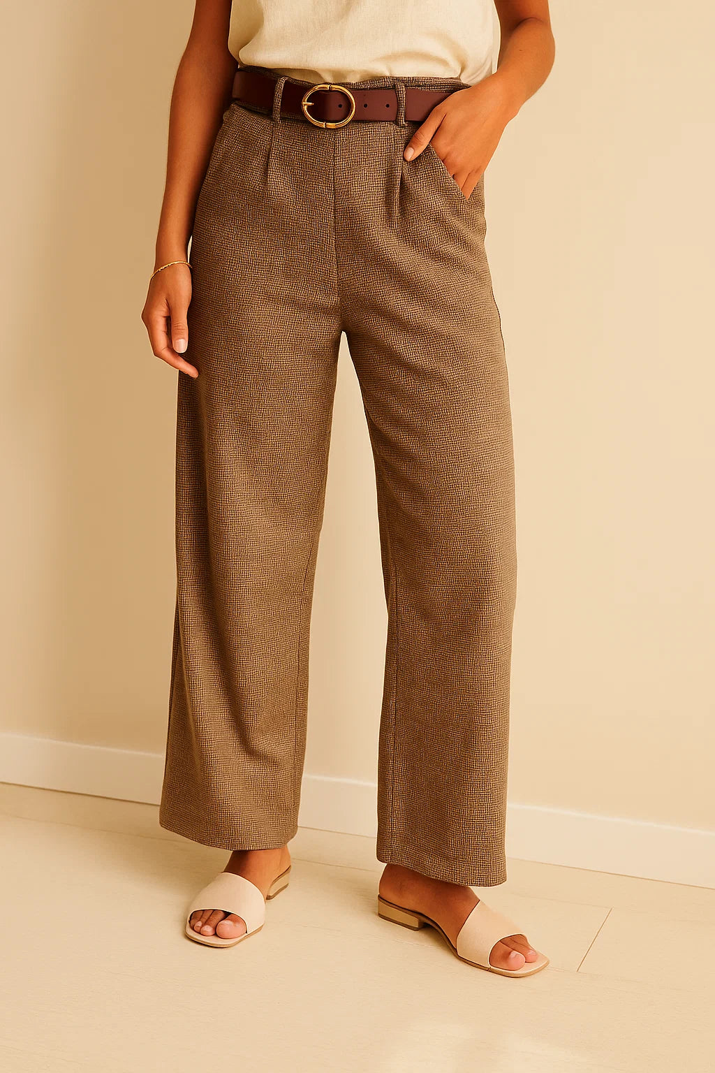 Pantalon Pied de Coq