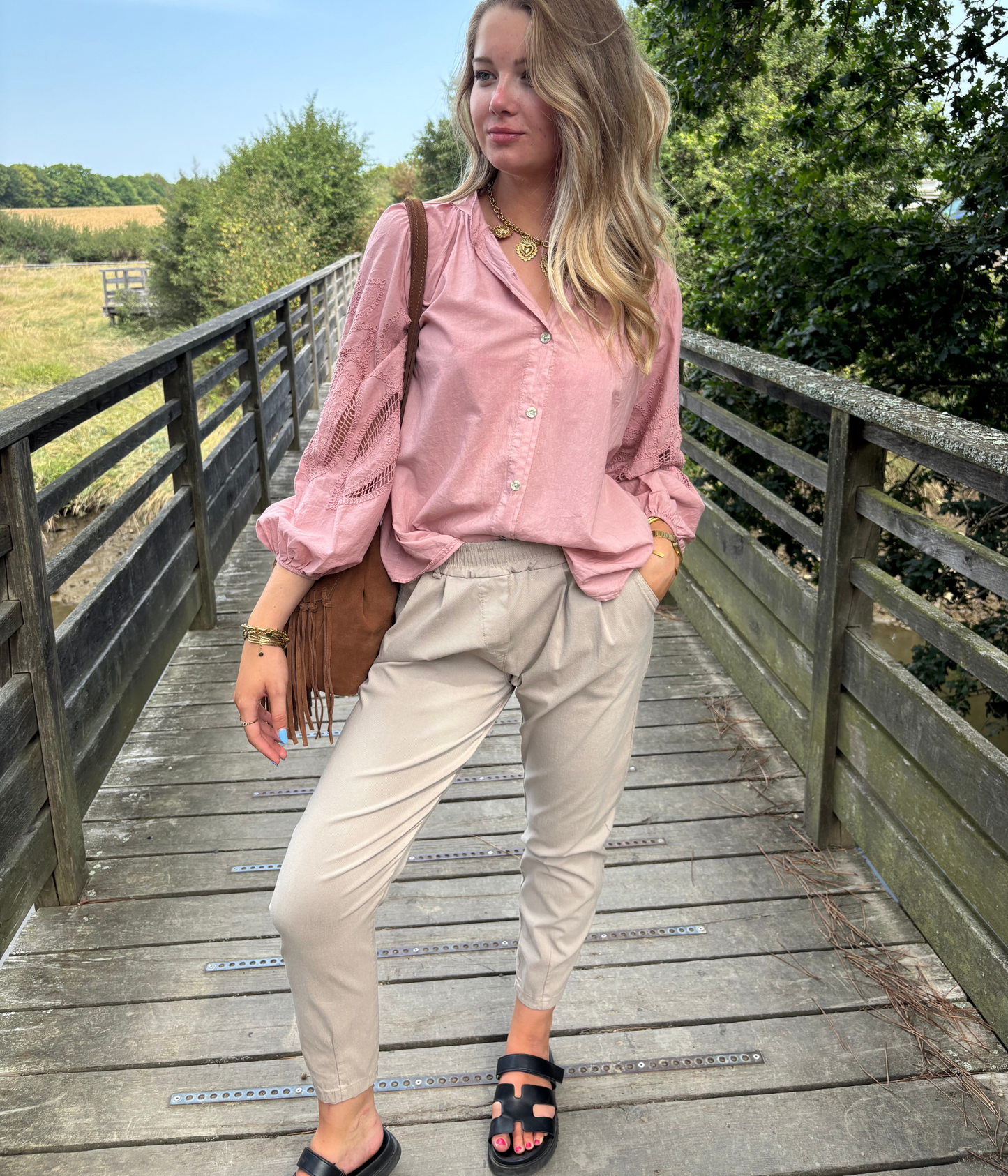 Pantalon à Taille Élastique