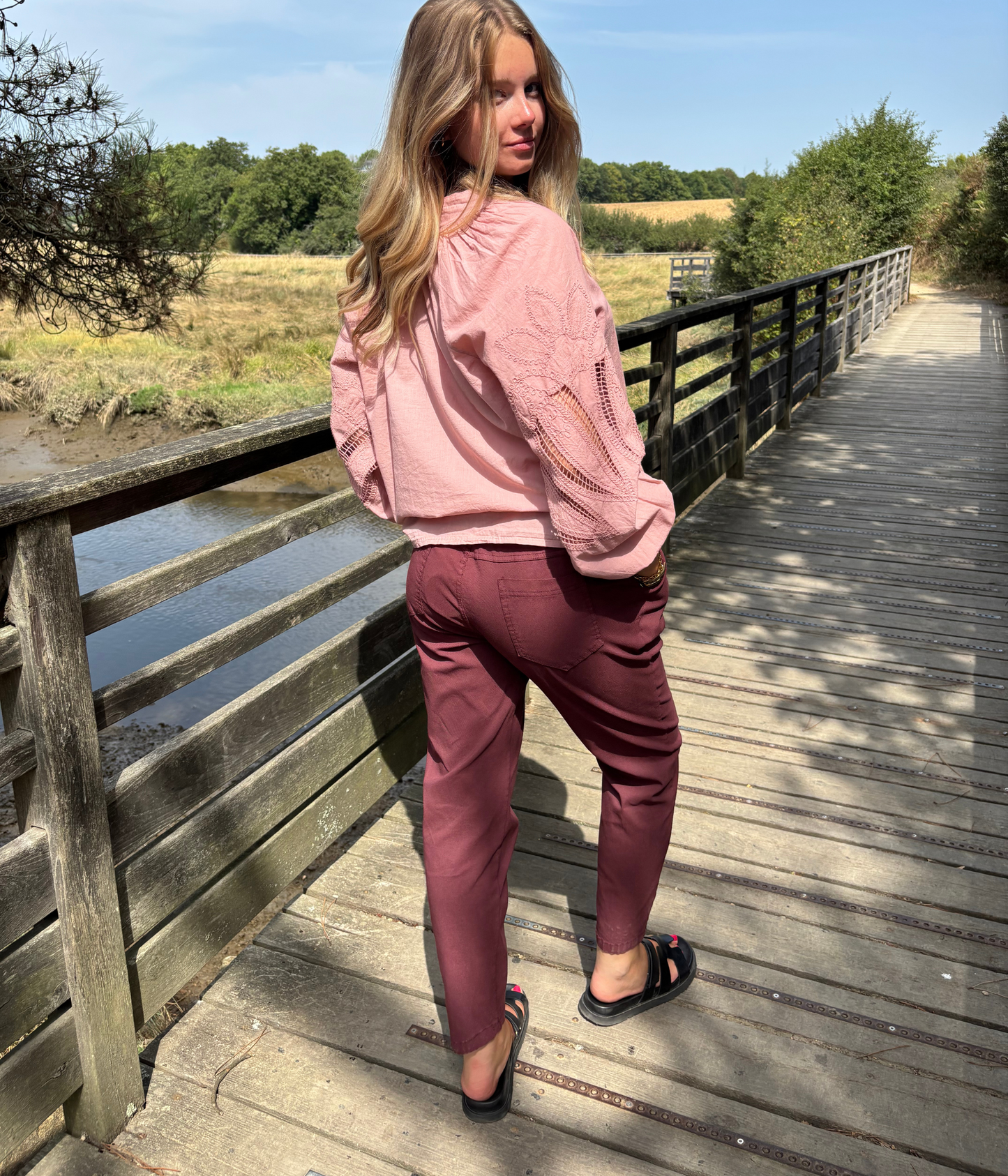 Pantalon à Taille Élastique