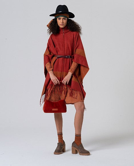 Poncho à Rayures