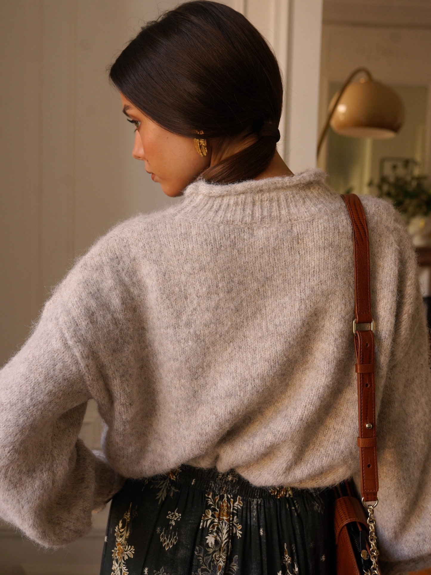 Pull Doux Col Montant