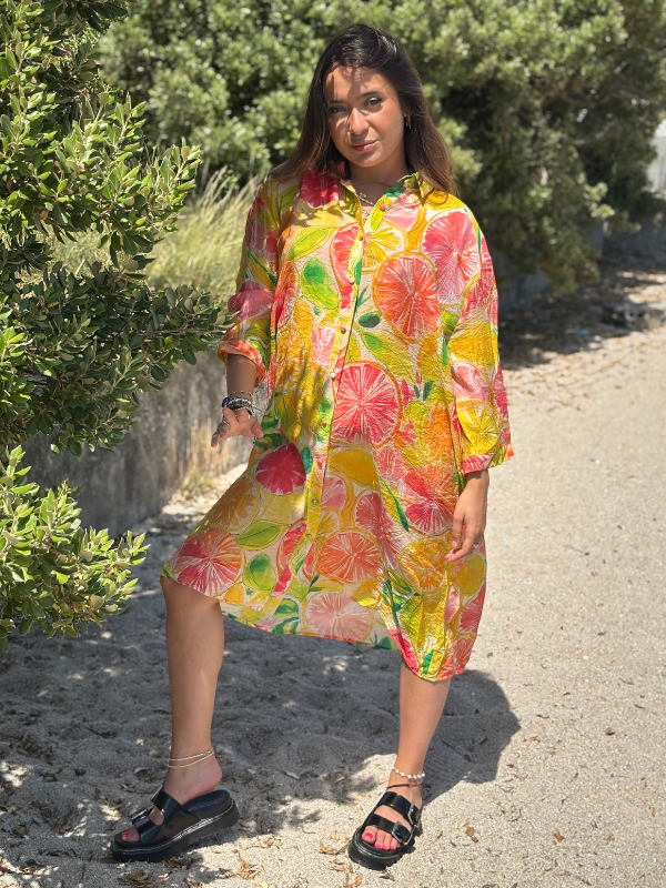 Robe Boutonnée Légère
