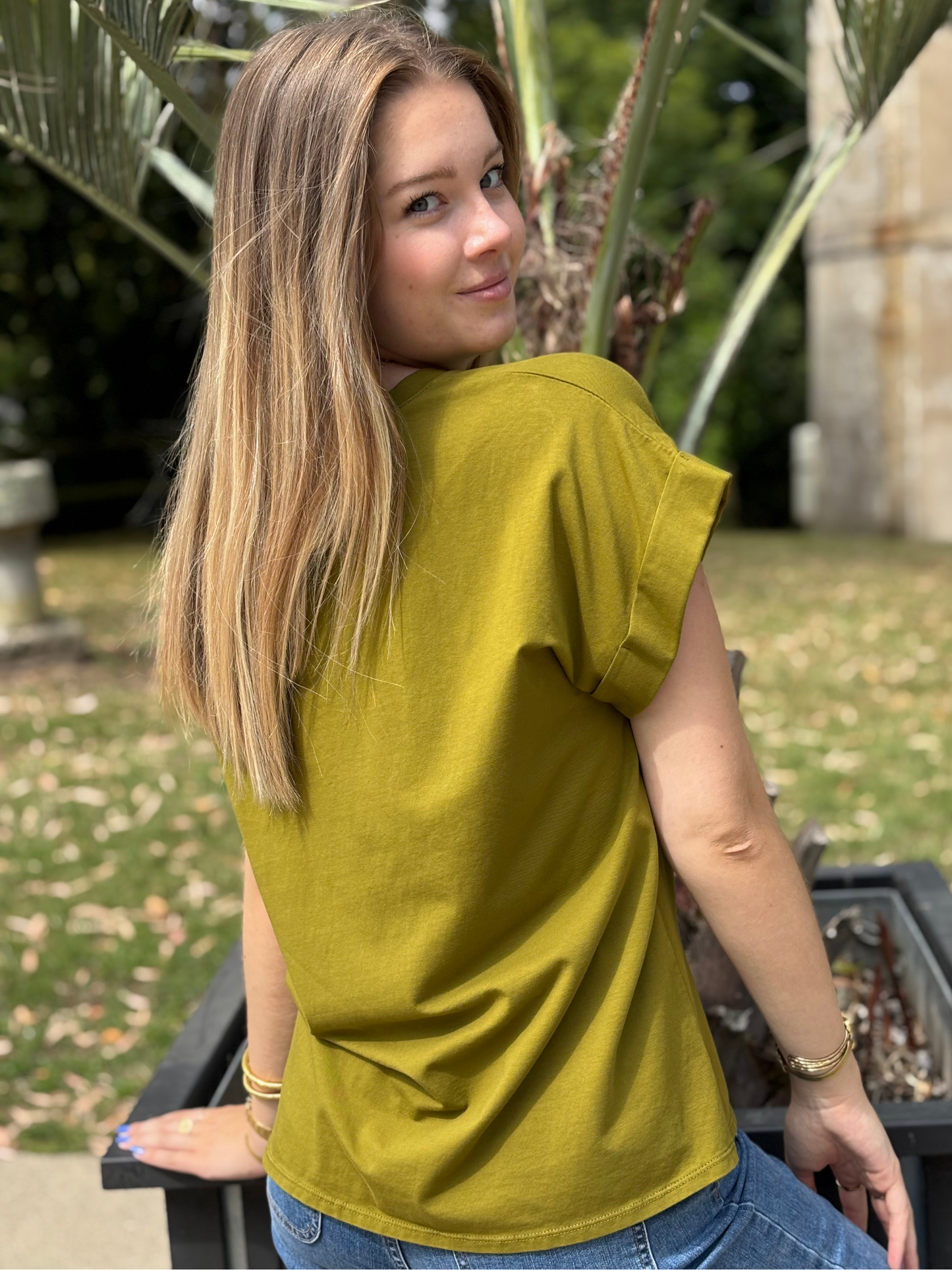 Tee-shirt Col V Fluide