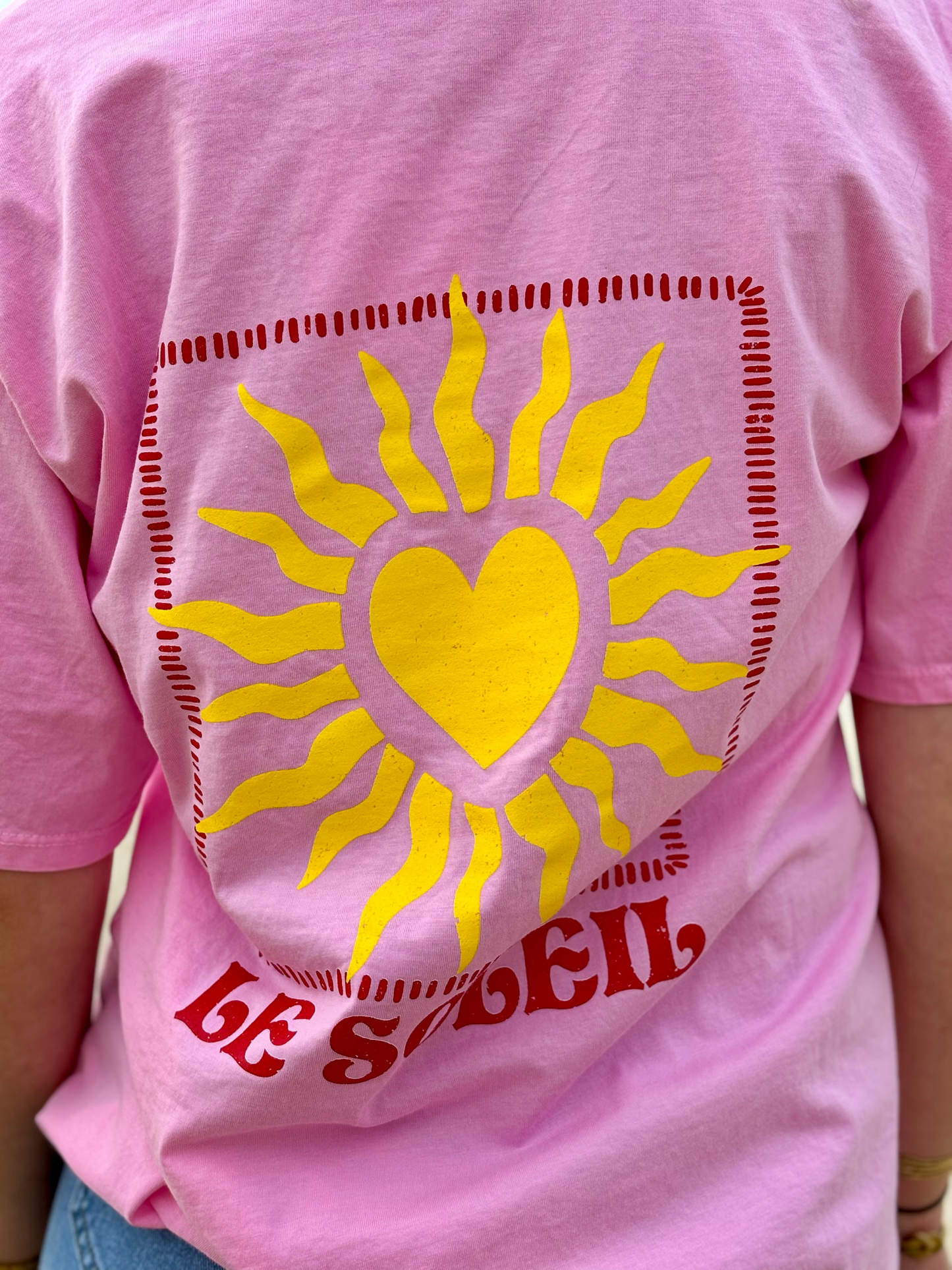 Tee-shirt en Coton rose
