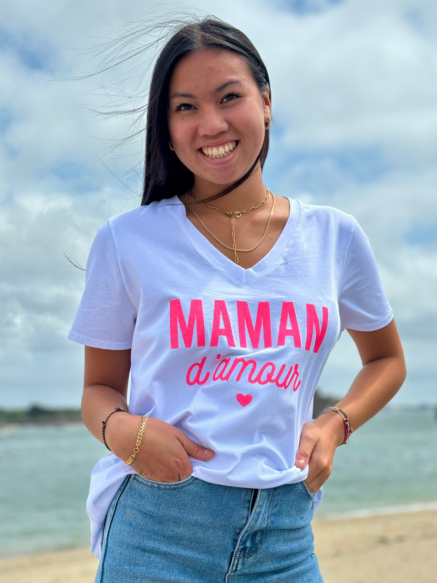 Tee-shirt "Maman d'Amour"