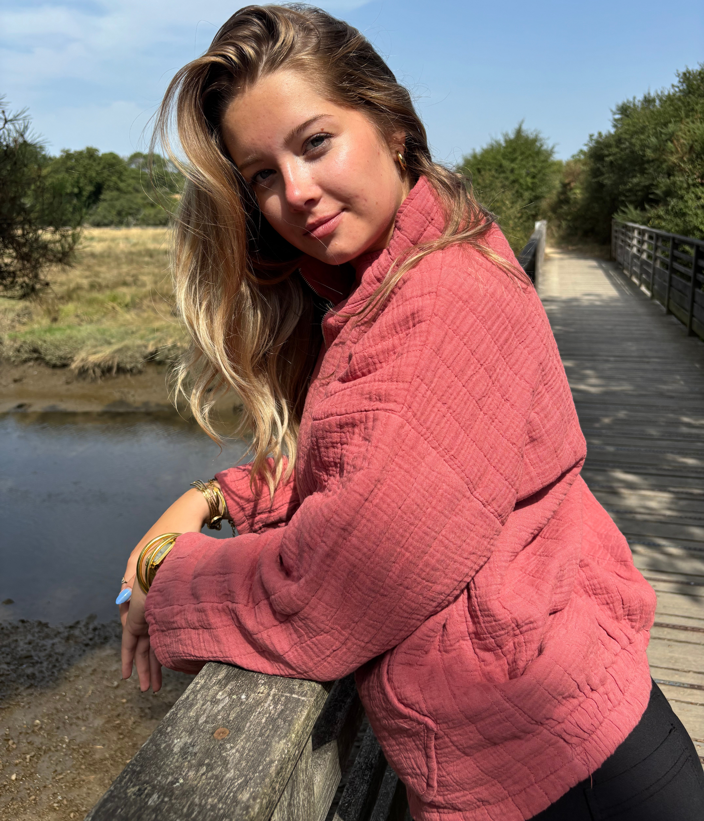 Veste Zippée Oversize