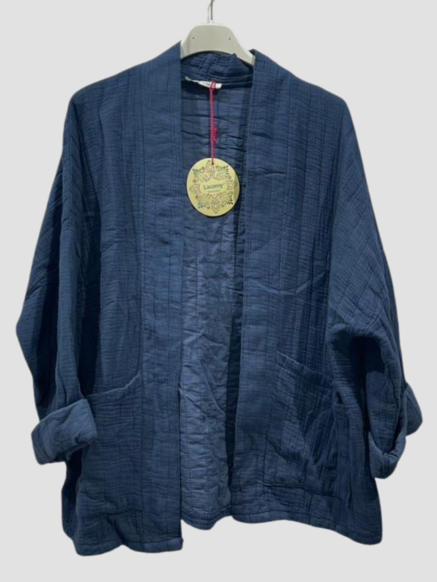 Veste en Gaze de Coton marine