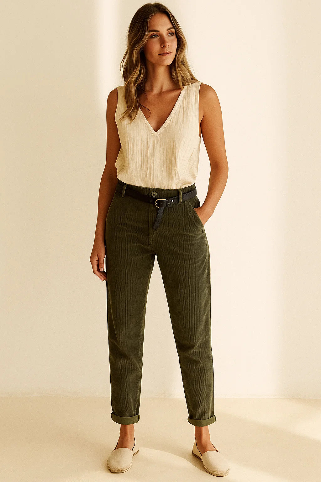 Pantalon en Velours Achille
