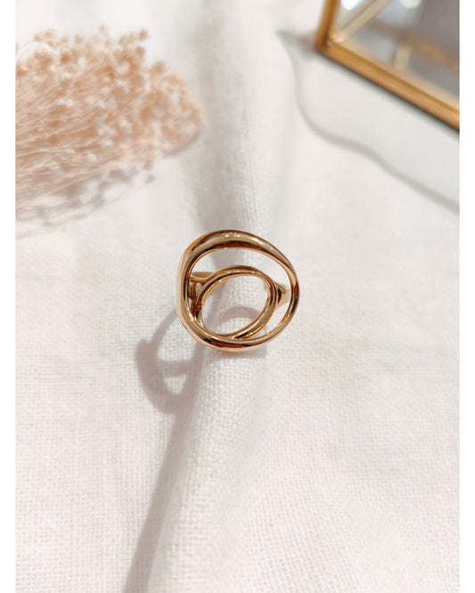 Bague Cercles Dorés