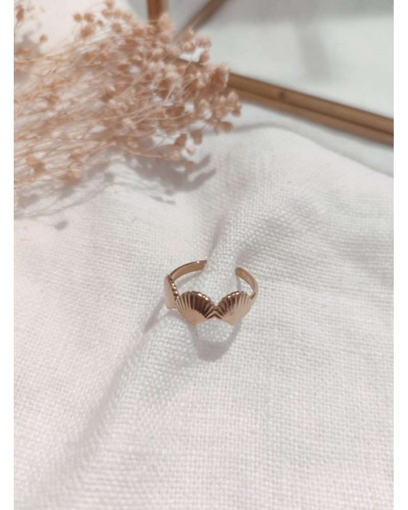 Bague "Coquillage Doré"