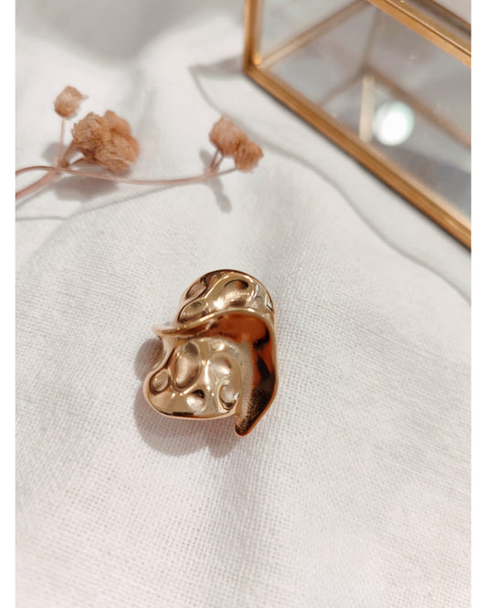 Bague Effet Martelé