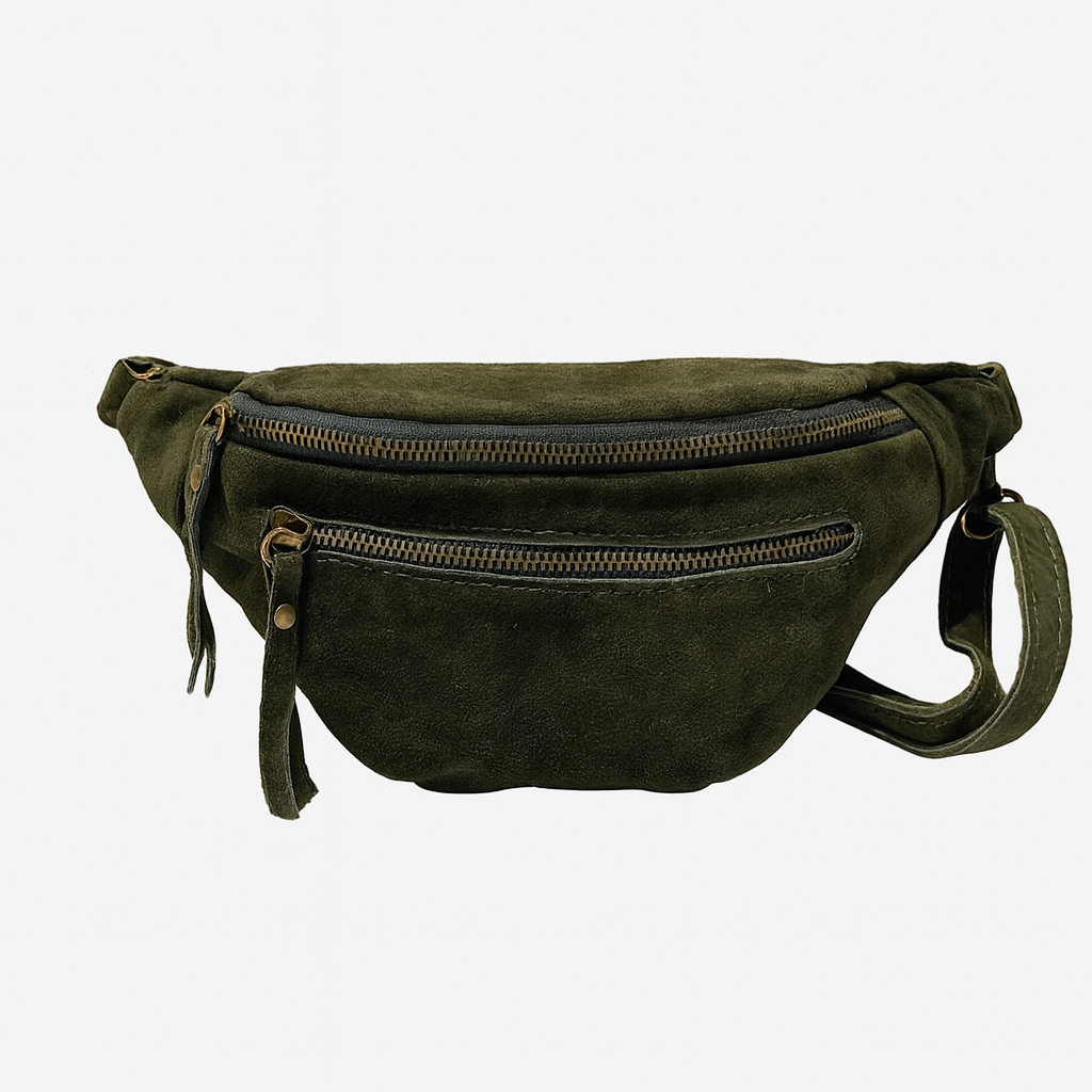 Banane en Cuir Daim