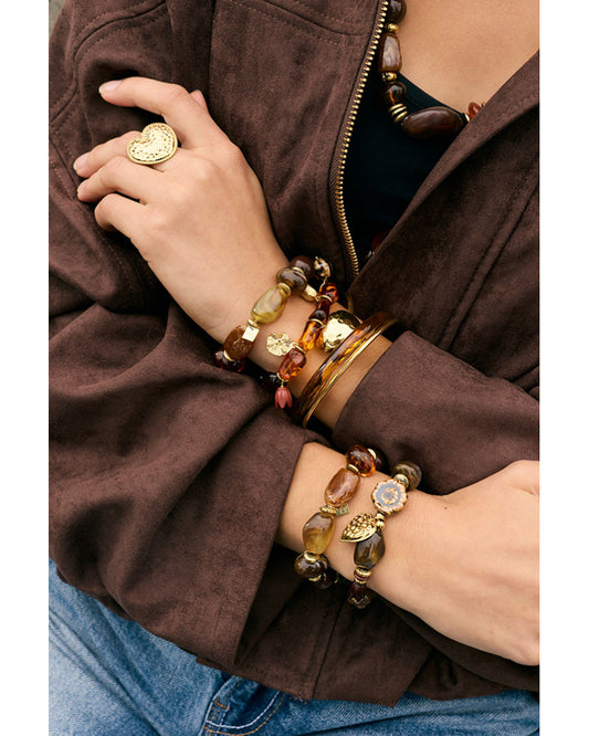 Bracelet Perles Coeur