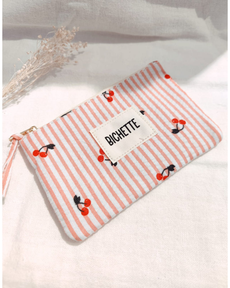 Pochette Cerises Rayures