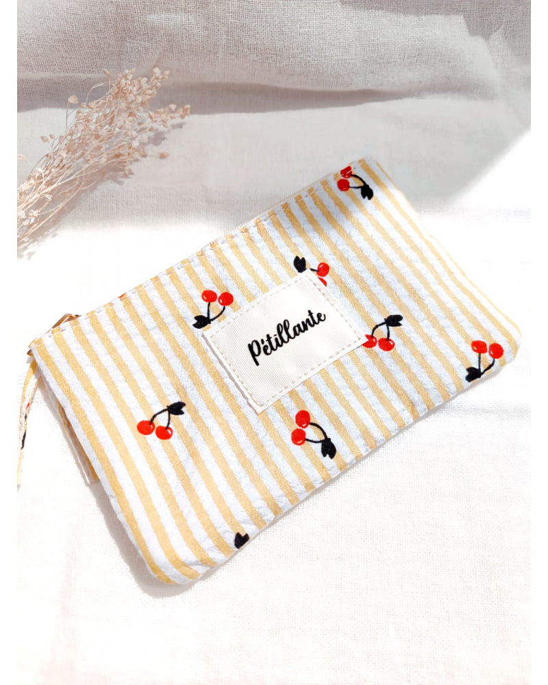 Pochette Cerises Rayures