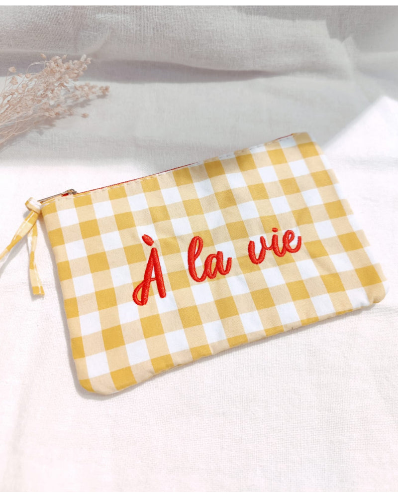 Pochette Vichy Grand Carreaux