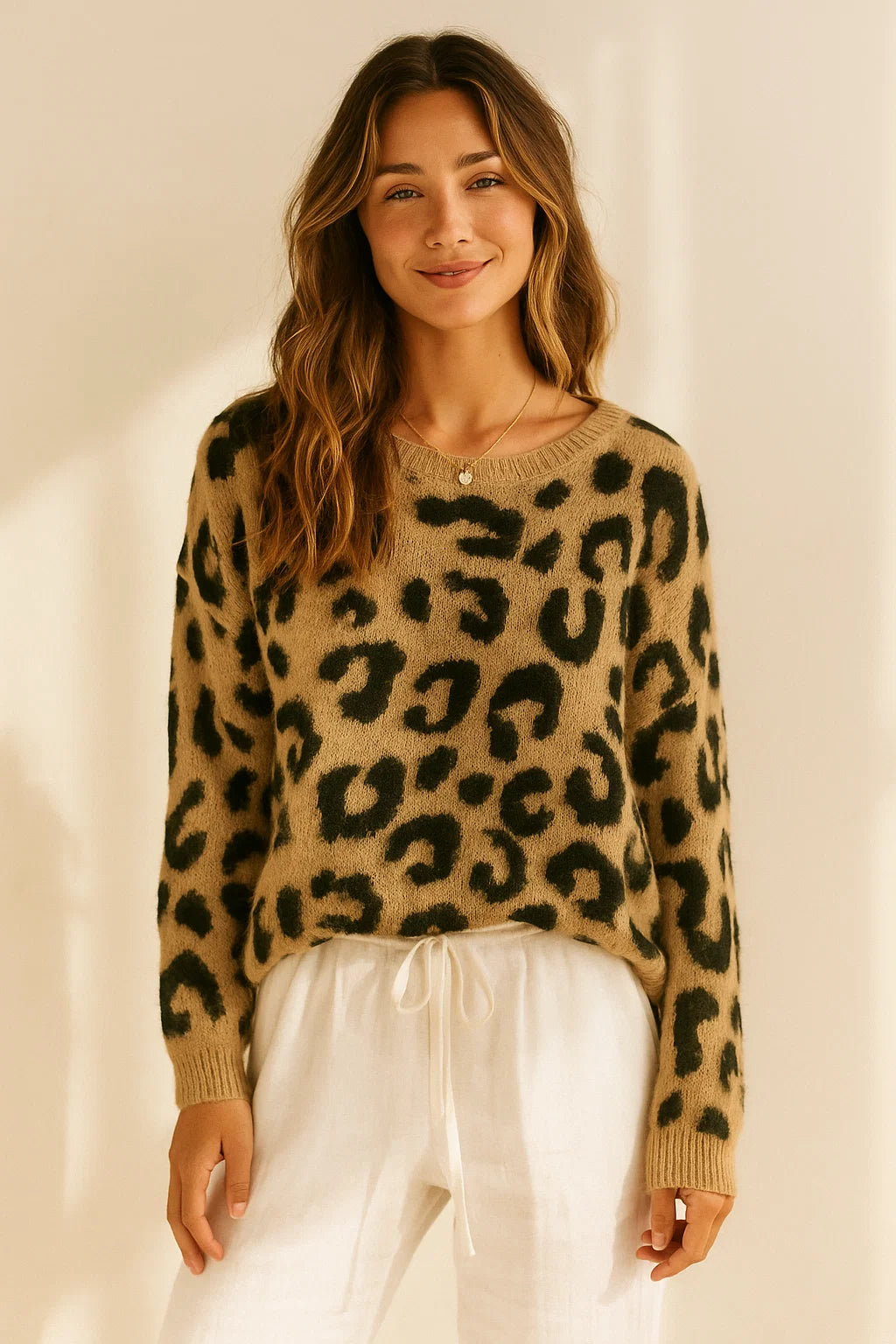 Pull Léopard Chaud