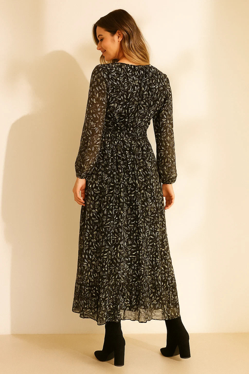 Robe Longue Taille Smockée