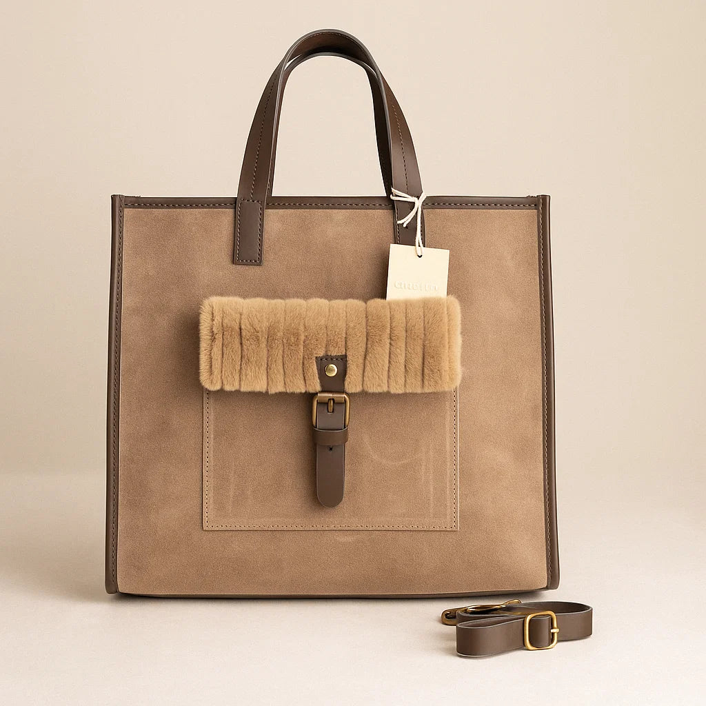 Grand Cabas Cuir avec Pochette