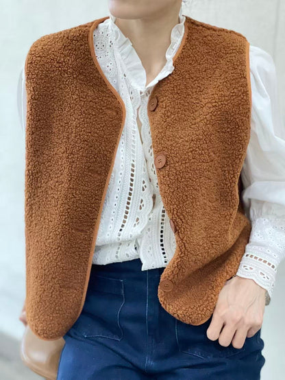 Gilet Cosy Boutonné