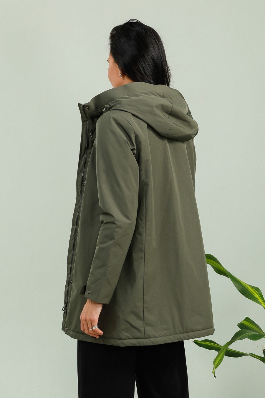 Parka Imperméable Fourré Bicolore