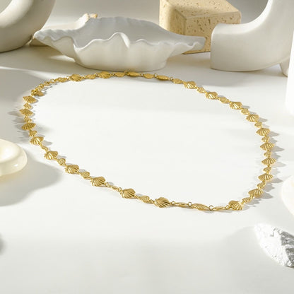 Collier Coquillage Doré