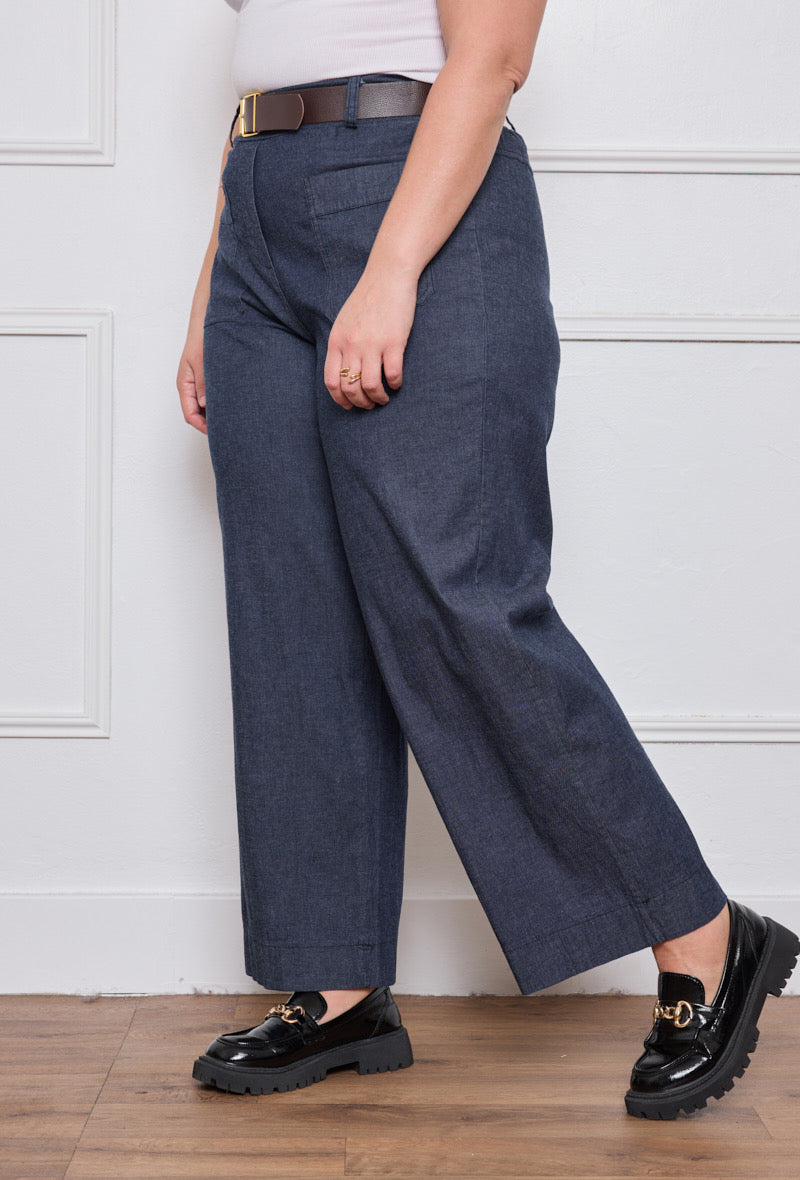 Pantalon Poches Plaquées - TU du 44 au 50