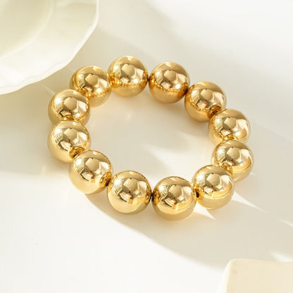 Bracelet Perles Dorées