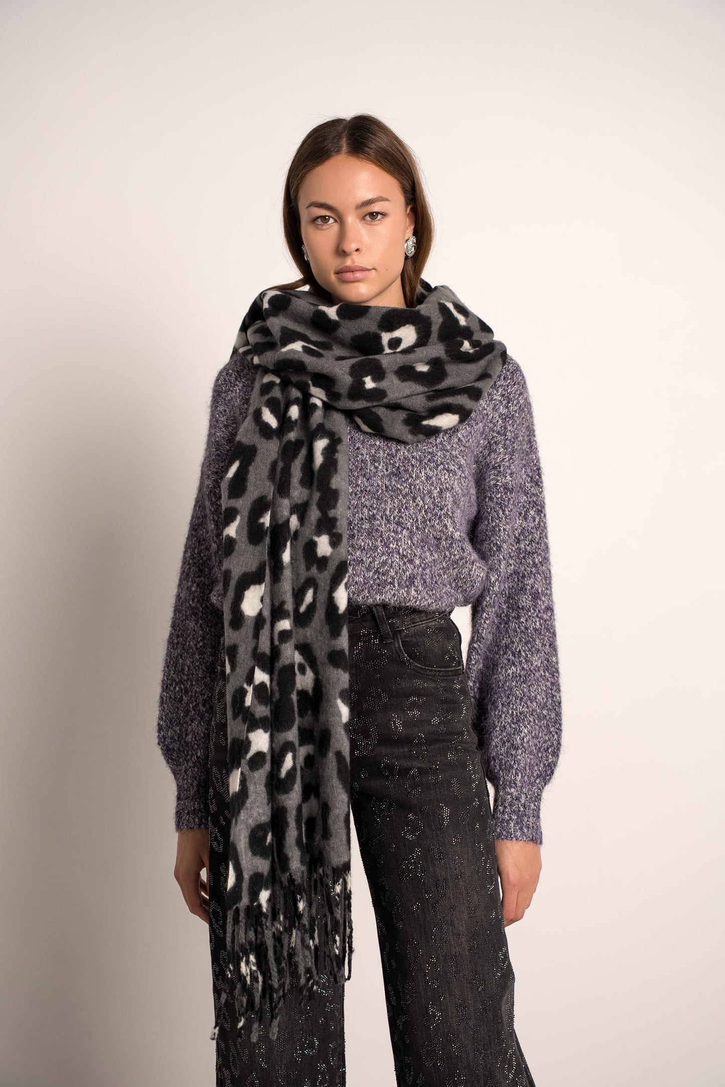Écharpe Léopard Douce