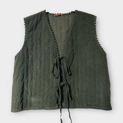 Gilet Coton Texturé