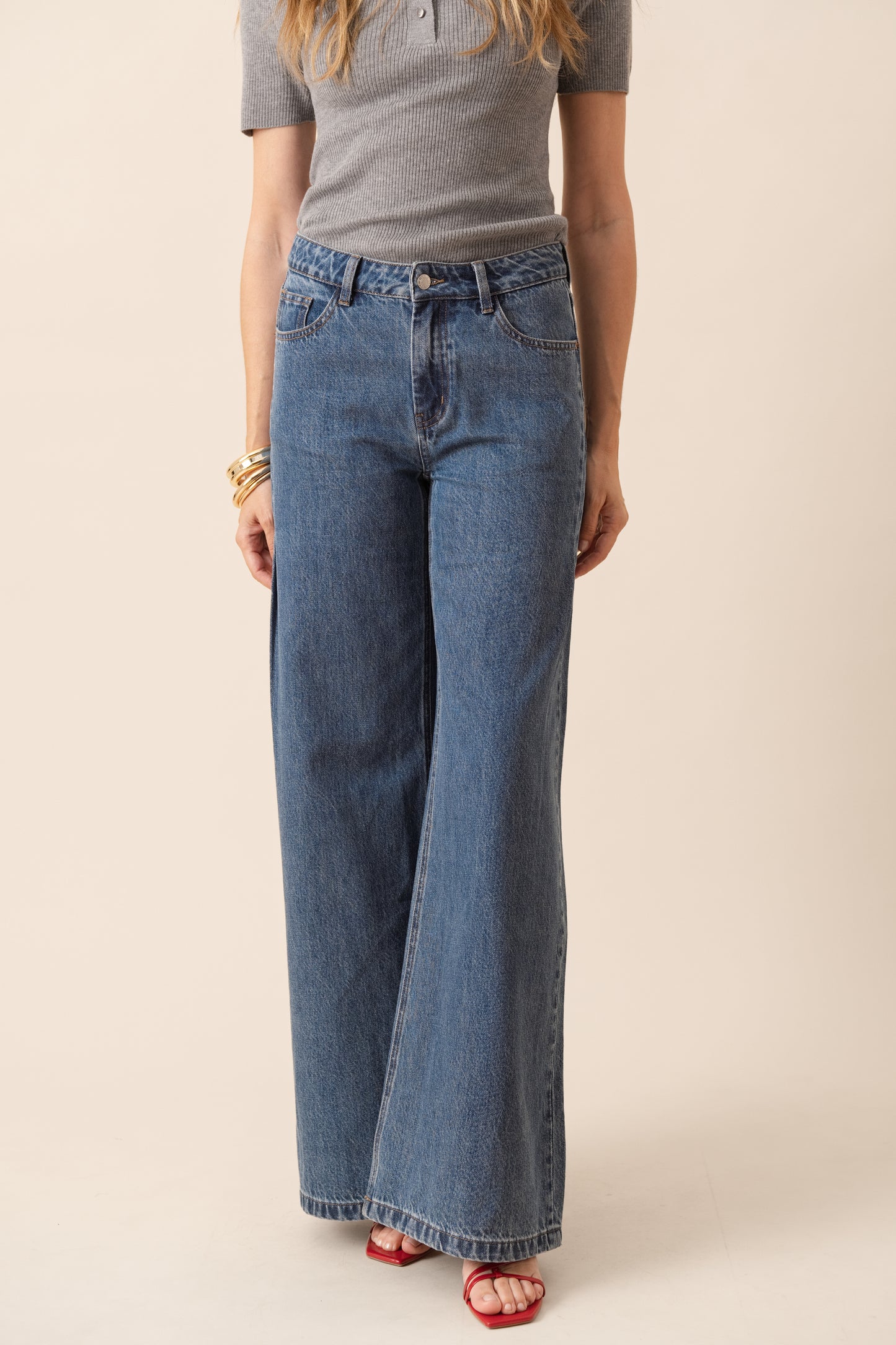 Pantalon Ana - Bleu Stone