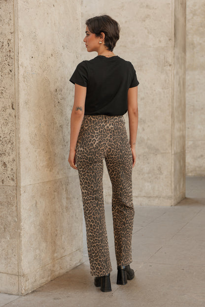 Pantalon Wanda - Léopard