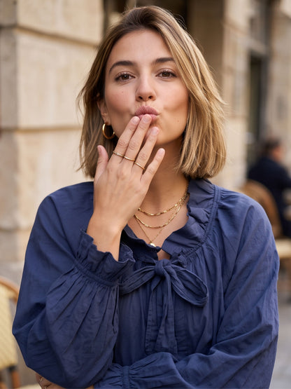Blouse Elvire - Nœud Lavallière
