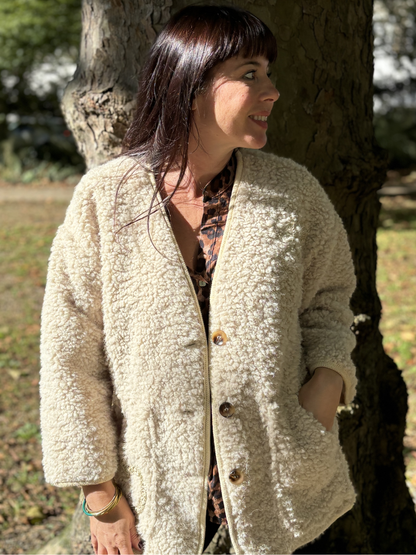 Manteau Bouclette Fleur