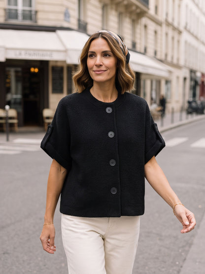 Veste Sylvaine - Boutons Contrastés