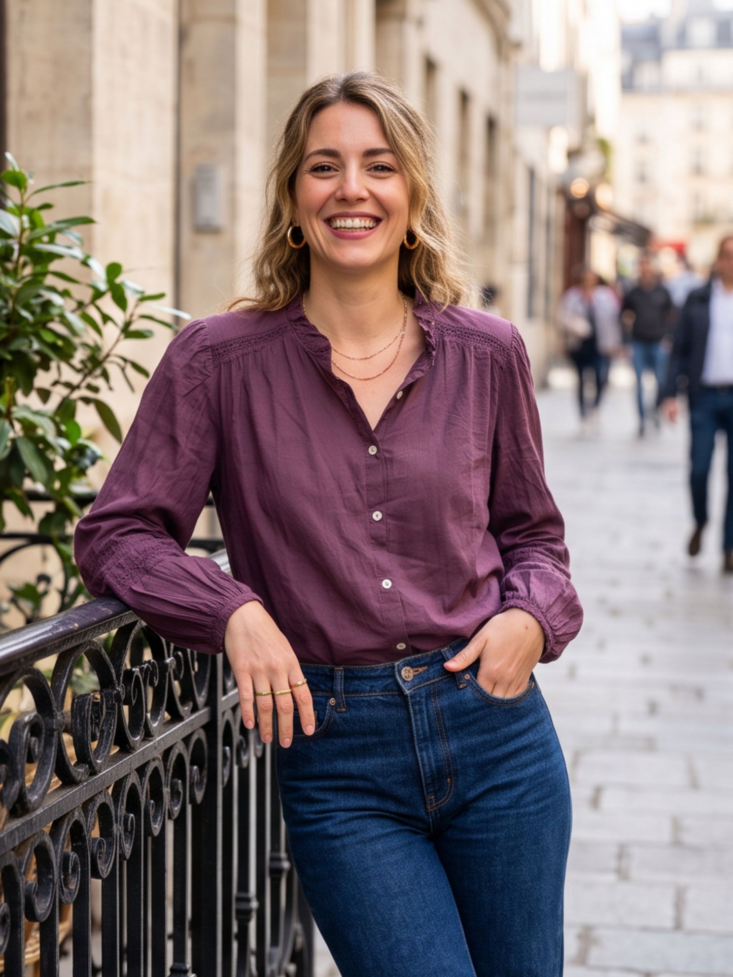 Chemise Clara - Boutonnée Dentelle
