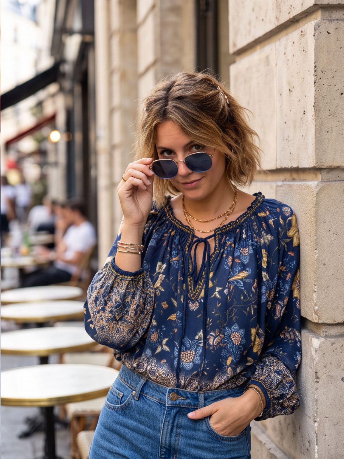 Blouse Capucine - Fleurs Champêtres