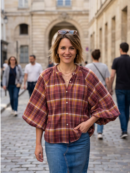 Blouse Kaly - Manches Bouffantes